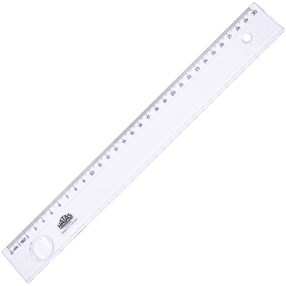 HATAS 0161 MERCEKLİ CETVEL 30 CM 25'Lİ KT.