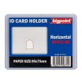 BİGPOİNT BP672 KART KABI ŞEFFAF 95X75MM 10'LU PAKET