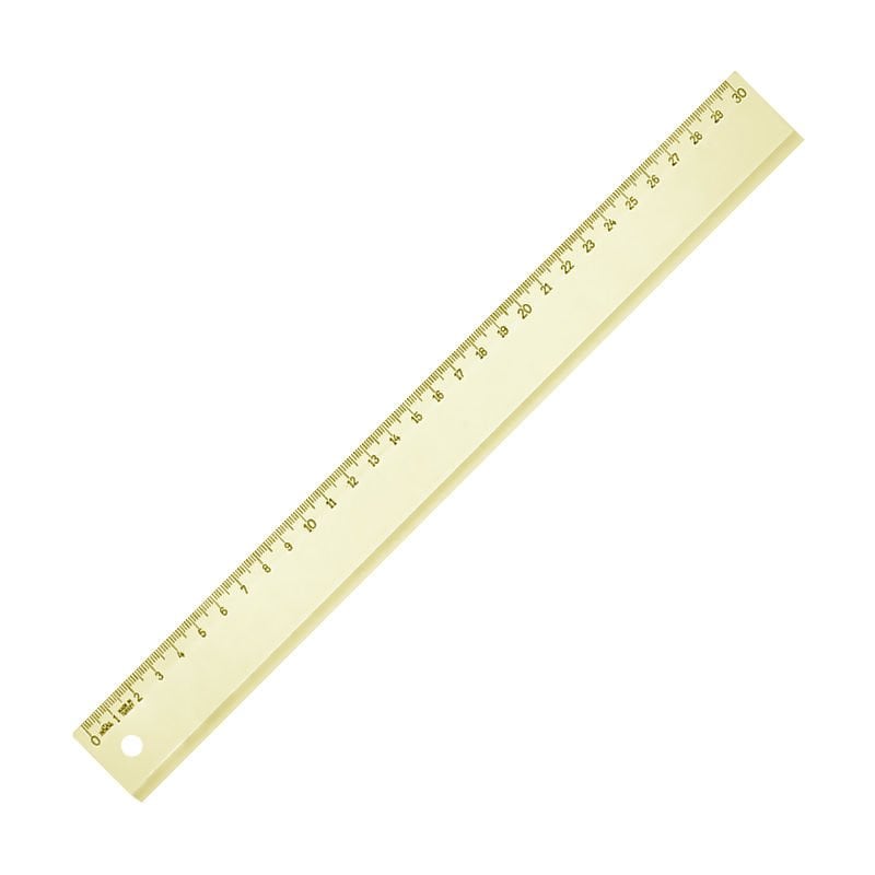 HATAS 0190 MİKA BÜRO CETVELİ 30 CM 20'Lİ KT.