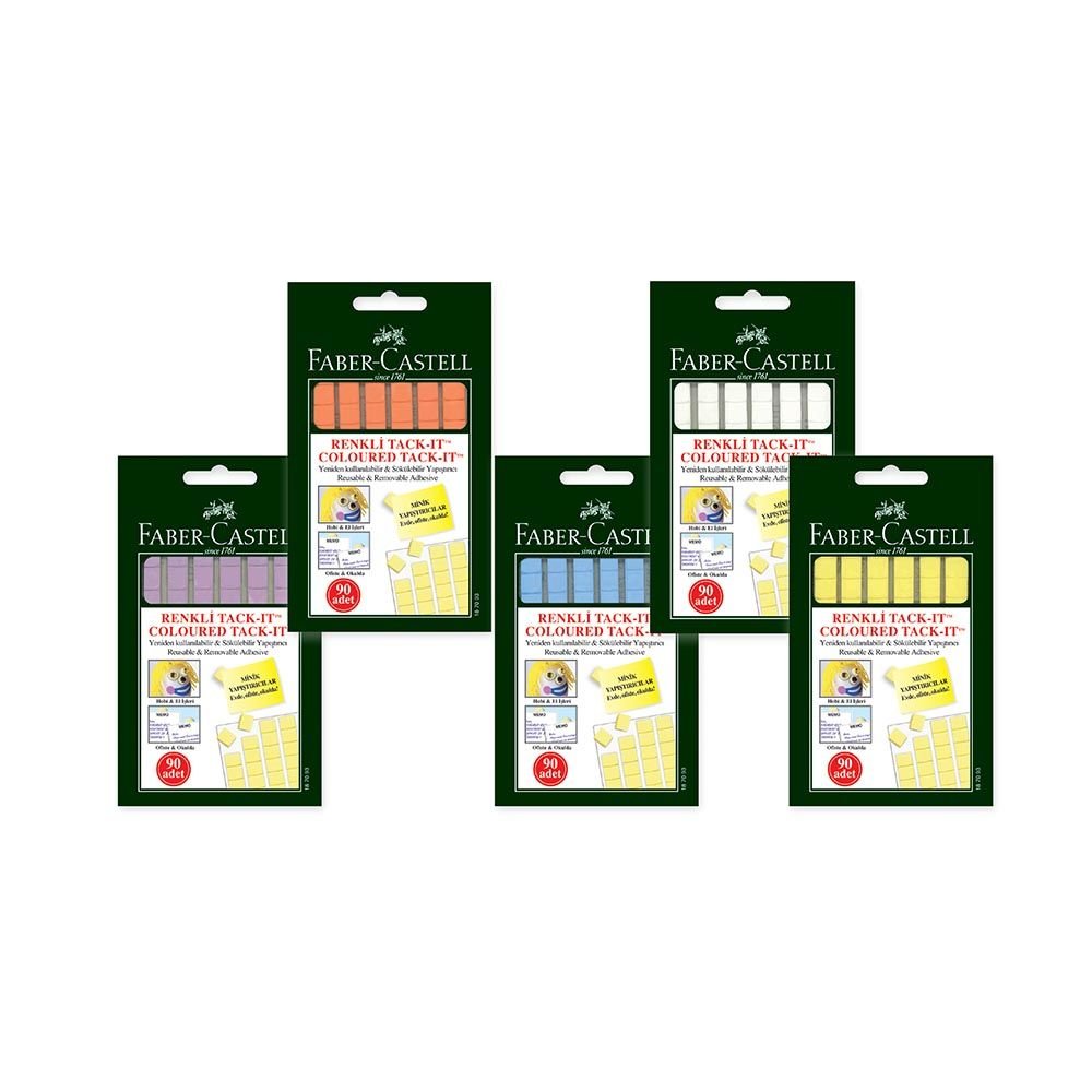 FABER TACK-İT 50GR KARIŞIK 187068 187093 (25'Lİ)