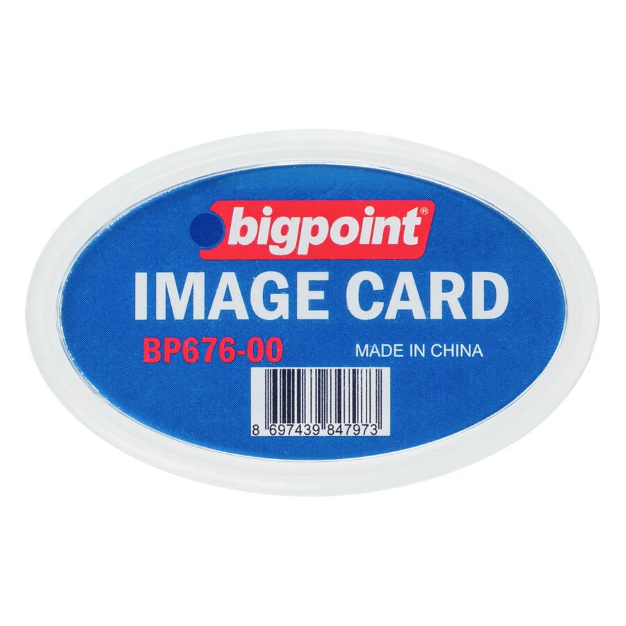 BİGPOİNT BP676-00 AKRİLİK İSİMLİK OVAL ŞEFFAF