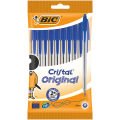 BİC CRİSTAL MEDİUM TÜKENMEZ KALEM 10L MAVİ 830863