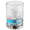 BİGPOİNT BP682-01 METAL KLİPSLİ YAKA İPİ BEYAZ (YERLİ ÜRETİM) 50'Lİ PAKET