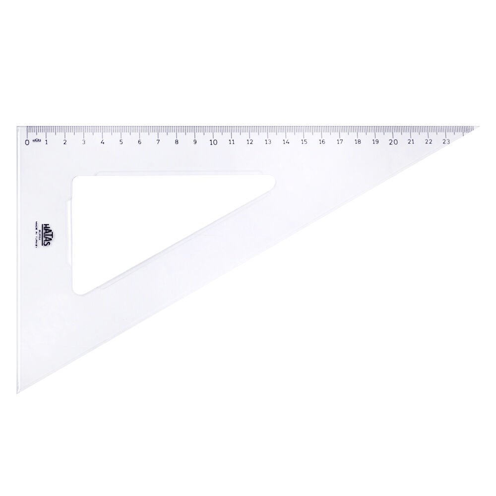 HATAS 0770 GÖNYE AKRİLİK 26 CM 60 DERECE 20'Lİ KT.