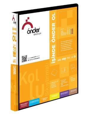 ÖNDER 1108-3 A4 PLASTİK KOLLU SIKIŞTIRMALI DOSYA SİYAH