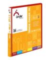 ÖNDER 1108-2 A4 PLASTİK KOLLU SIKIŞTIRMALI DOSYA KIRMIZI