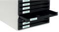 LEITZ 5281-95 EVRAK RAFI 10 ÇEKMECELİ SİYAH