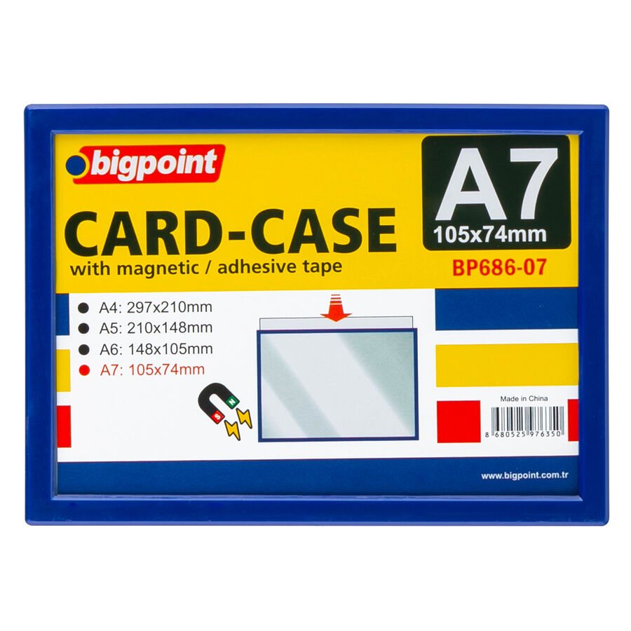 BİGPOİNT A7 MIKNATISLI(MAGNETİC) AFİŞ MUHAFAZA KABI 10'LU PAKET