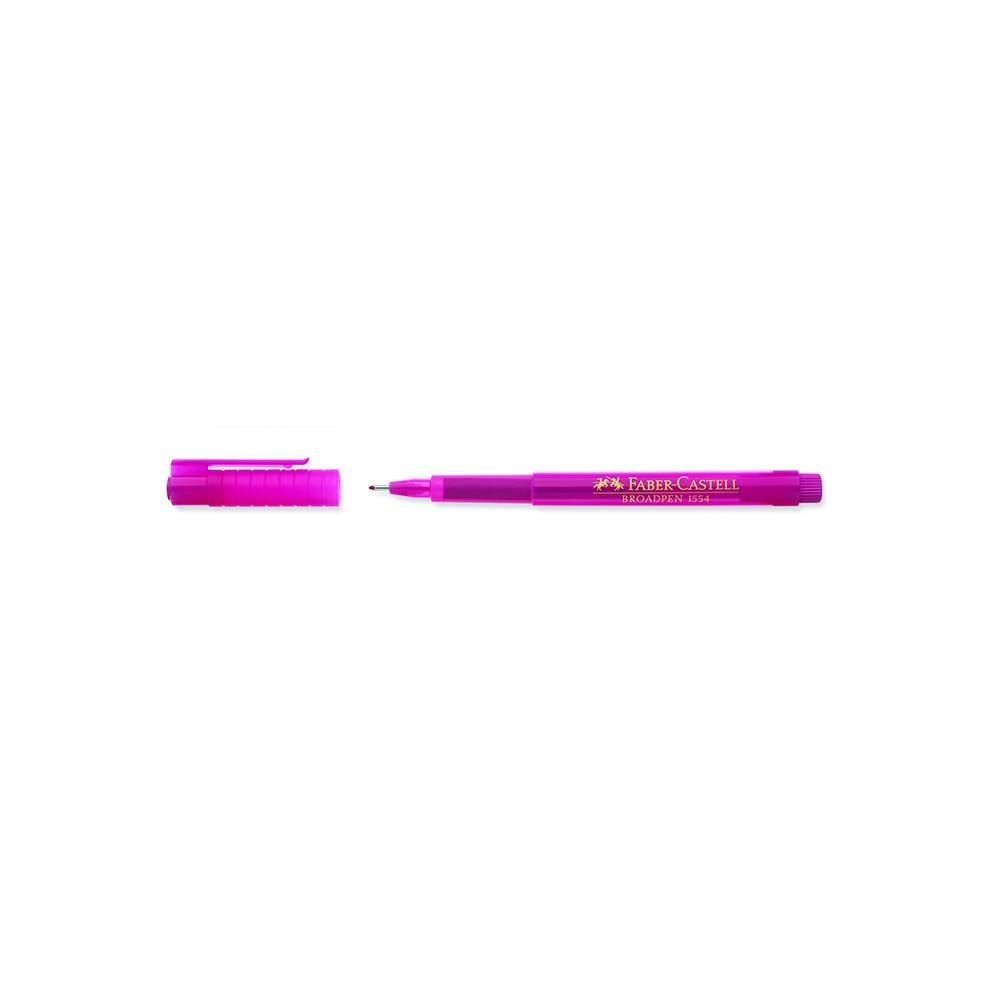 FABER 155428 BROADPEN KEÇELİ KALEM PEMBE (10'LU)