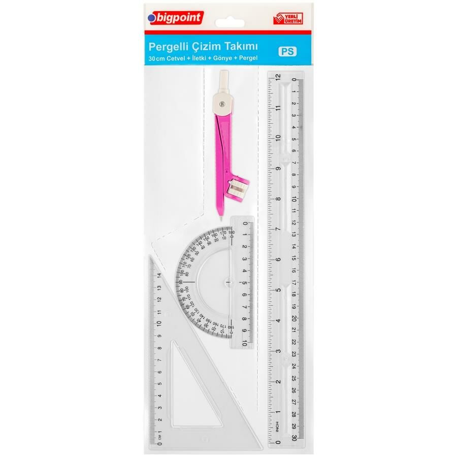 BİGPOİNT BP632-00  PERGELLİ ÇİZİM SETİ 30 CM