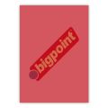 BİGPOİNT BP688-25T A4 CİLT KAPAĞI 150 MİKRON ŞEFFAF KIRMIZI 100'LÜ PAKET
