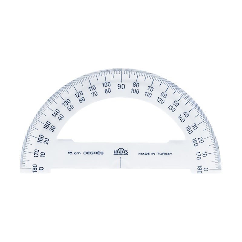 HATAS 0910 MİNKALE YARIM DAİRE 15 CM 20'Lİ KT.