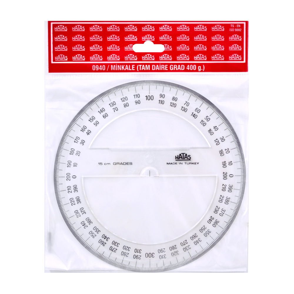 HATAS 0940 MİNKALE TAM DAİRE GRADLI 15 CM 20'Lİ KT.