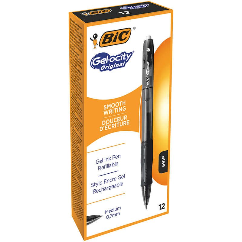 BİC GELOCITY ORIGINAL JEL KALEM JEL KAL.SİY 12'Lİ KT 829157