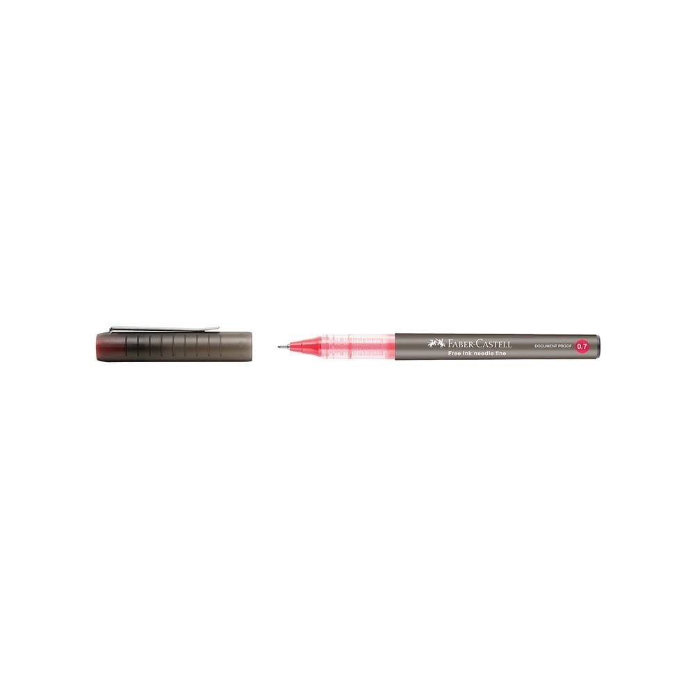 FABER 348603 ROLLER FREE INK NEEDLE 05MM KIRMIZI (12'Lİ)