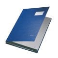 LEITZ 5701-35 İMZA DOSYASI 10 BÖLMELİ MAVİ