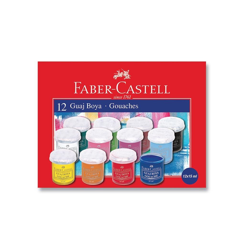 FABER 160401 GUAJ BOYA ŞİŞE 12 RENK