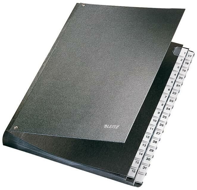 LEITZ 5831-95 EVRAK DÜZENLEYİCİ MUKAVVA KAPLI 1-31 RAKAM SİYAH