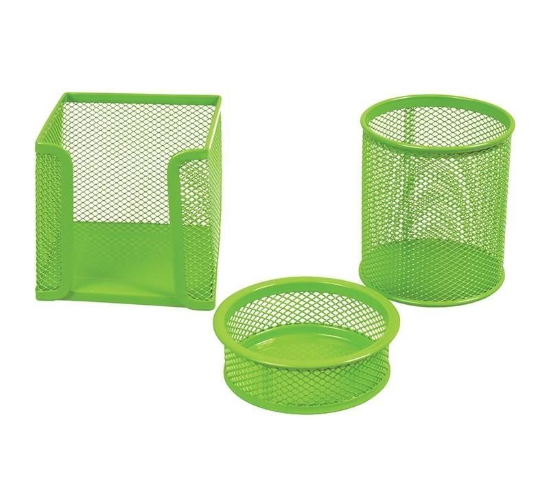 TEMAT 287768 1000 SET(KALEMLİK/ATAŞ/KAĞITLIK) AÇIK YEŞİL