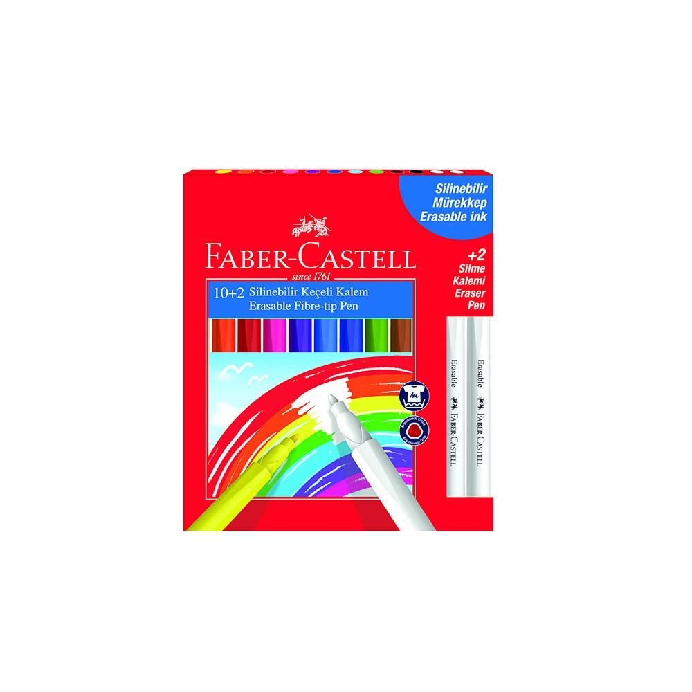 FABER 000004 KEÇELİ KALEM SİLİNEBİLİR 12'Lİ