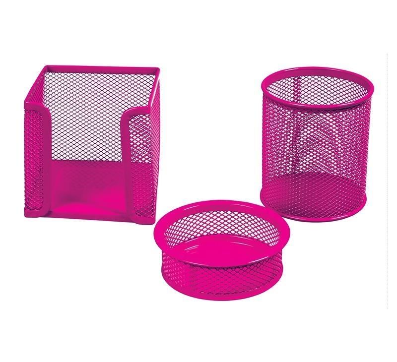 TEMAT 287765 1000 SET(KALEMLİK/ATAŞ/KAĞITLIK) PEMBE