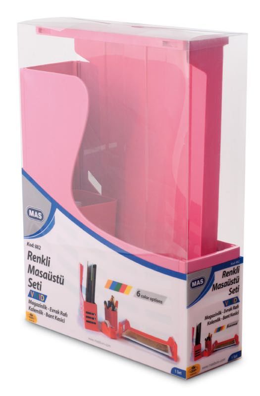 MAS 882 MASA SETİ  VİVİD PEMBE