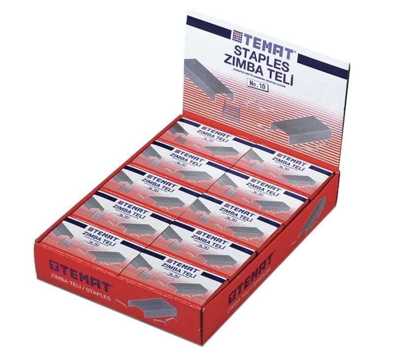 TEMAT 27153 ZIMBA TELİ NO:10 BEYAZ 20 Lİ KT.