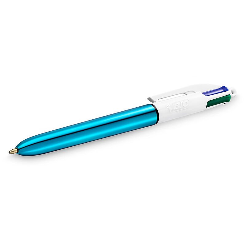 BİC 4 COLOURS SHINE GÖK MAVİ GÖVDE TÜK.KAL 12'Lİ KT 949896/982874