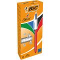 BİC 4 COLOURS SHINE 12'Lİ KIRMIZI GÖVDE TÜKENMEZ KALEM 12 Lİ KT 982877