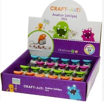 UMİX ŞEKİLGEÇ U1090A-KRŞ CRAFT ARTS ANAHTARLIK 3/8 24'LÜ KT.