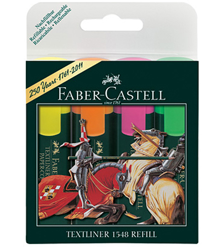 FABER 154804 FOSFORLU KALEM MAT GÖVDE (4'LÜ)
