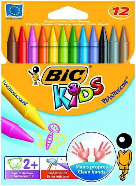 BİC PLASTİDECOR SİLİNEBİ PASTEL12 920299/945764