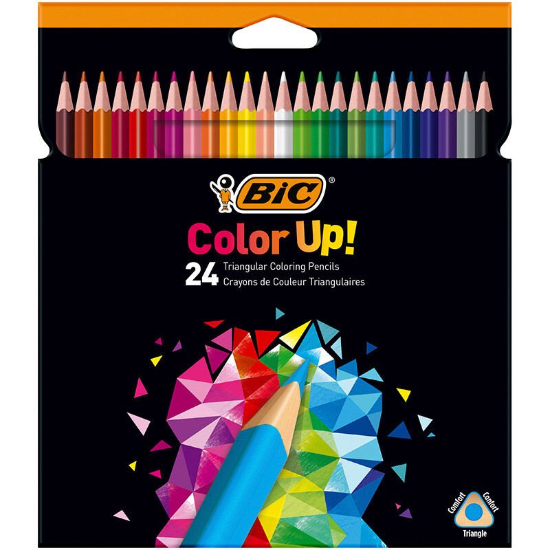 BİC INTENSITY KURU BOYA KALEMİ 24 RENK  9641481