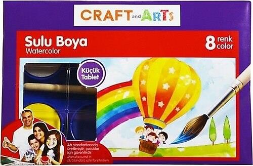 UMİX SULU BOYA KÜÇÜK TABLET 8 LI U1556
