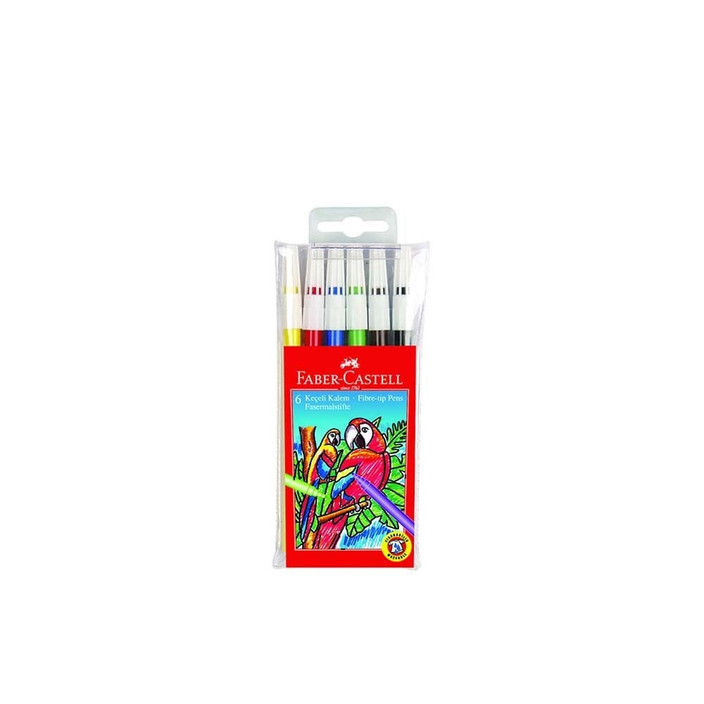 FABER 155106 KEÇELİ KALEM YIKANABİLİR 6LI POŞET