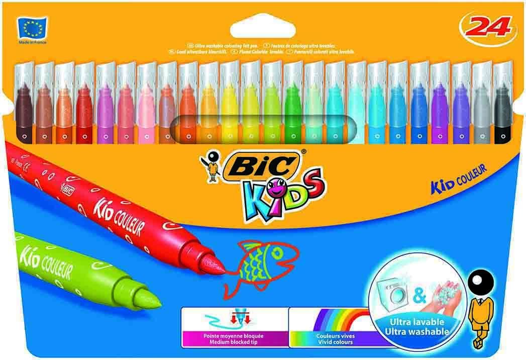 BİC KİDS COLOR KEÇELİ BOYA KALEMİ 24 RENK 841800