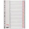 ESSELTE 100107 SEPERATÖR A4 1-20 RAKAM GRİ 10'LU KT