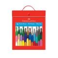 FABER 125137 PASTEL BOYA PLASTİK ÇANTALI 36 RENK