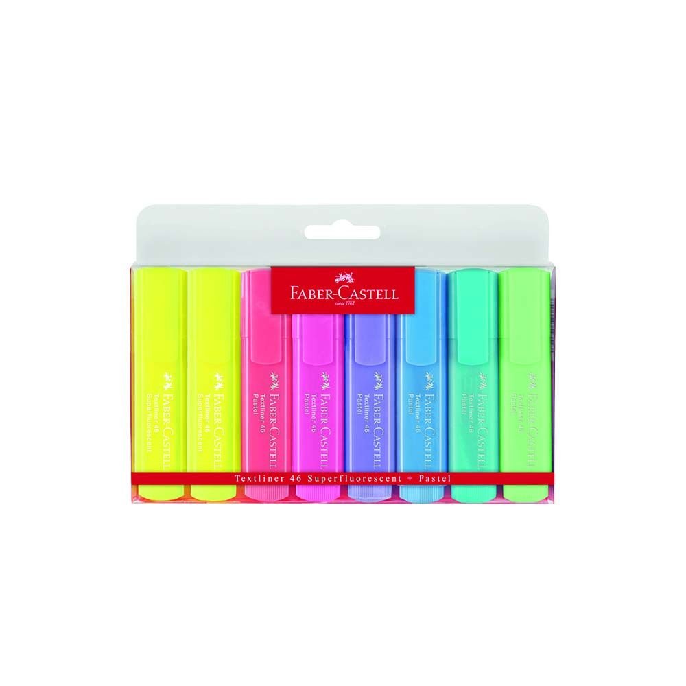 FABER 154681 FOSFORLU KALEM PASTEL 8'Lİ SET