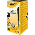 BİC BASMALI TÜKENMEZ KLM 50Lİ KUTU SİYAH 190125 M10