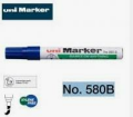 UNİ No.580B KOLİ MARKÖRÜ 1-5 MAVİ 12'Lİ KT.