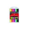 FABER 151109 KEÇELİ KALEM ÇİFT TARAFLI NEON 10 RENK