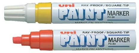 UNİ PX-30 4.0-8.5 BOYAMA MARKÖRÜ SİYAH 6'LI