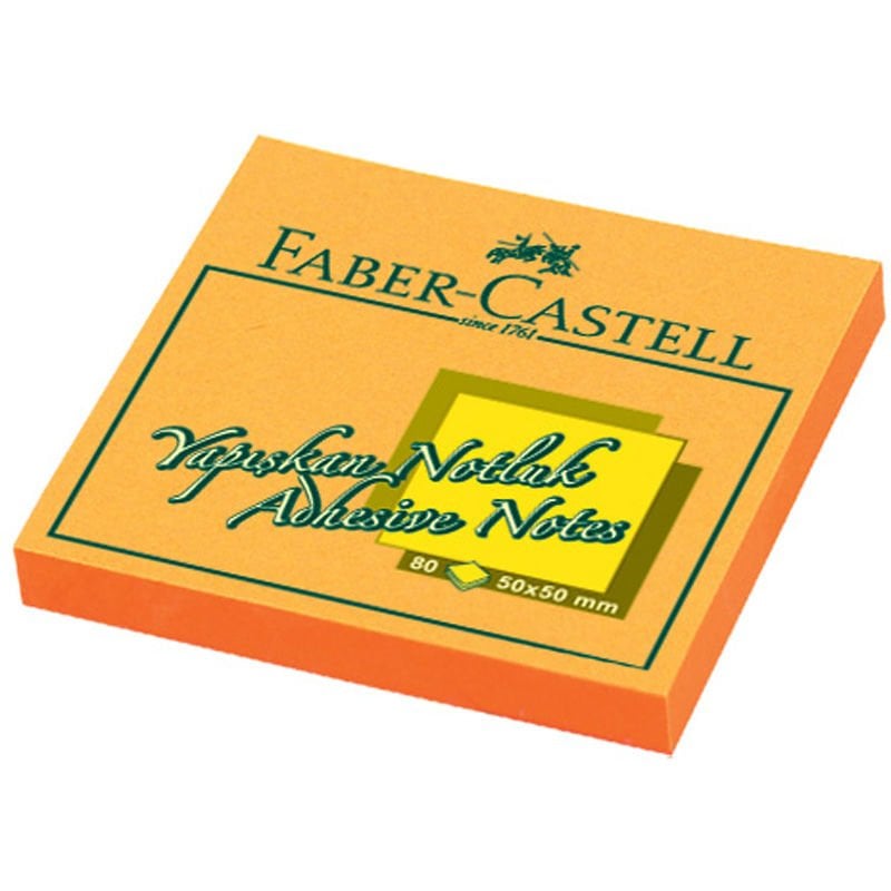 FABER 565843 YAPIŞKAN NOTLUK 50*50 TURUNCU 12'Lİ