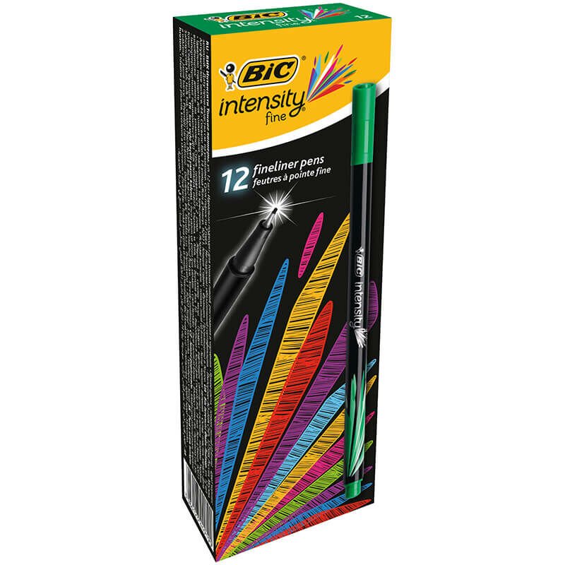 BİC INTENSITY FINELINER YEŞİL 12'Lİ KUTU 942068/934419