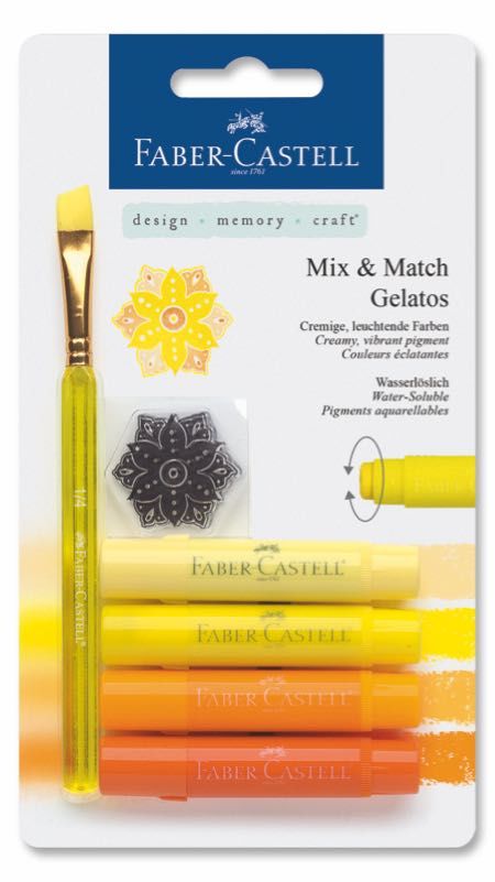 FABER 121801 GELATO MUM BOYA SARI TONLAR 4 RENK