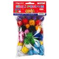 BİGPOİNT BP736-53 PONPON SİMLİ 3 CM 10 RENK / 50'Lİ POŞET