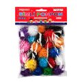 BİGPOİNT BP736-55 PONPON SİMLİ 5 CM 10 RENK / 25'Lİ POŞET