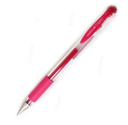 UNİ UM-151ND SİGNO İĞNE UÇ JEL KALEM 0.38 MM BEBEK PEMBE 10'LU KT.