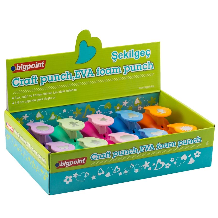 BİGPOİNT BP738-15 ŞEKİLGEÇ 3.8 CM 10'LU KUTU